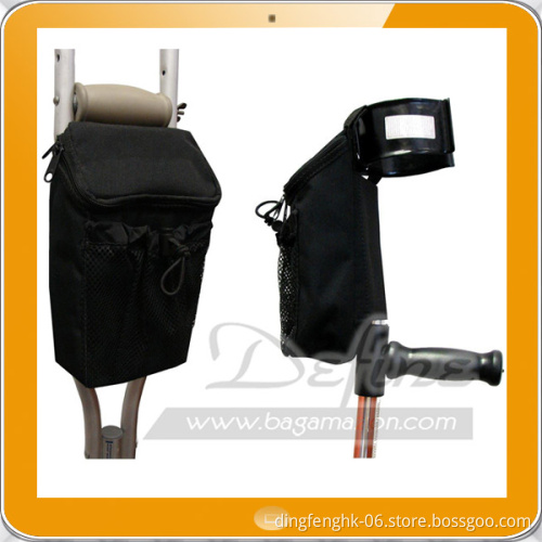 Medical Underarm Crutch Storage Zipper Bag